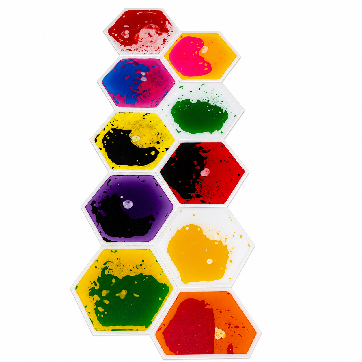 Set Piso Hexagonal Sensorial